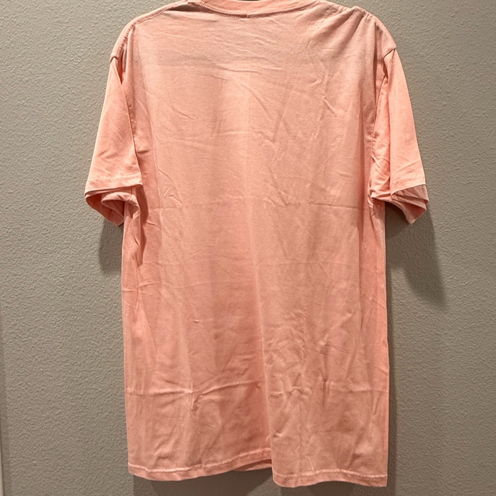 🩷NWOT Pink Graphic Cat T-Shirt – “If I Shenan Once, I’ll Shenanigan” – Size L - Picture 3 of 3